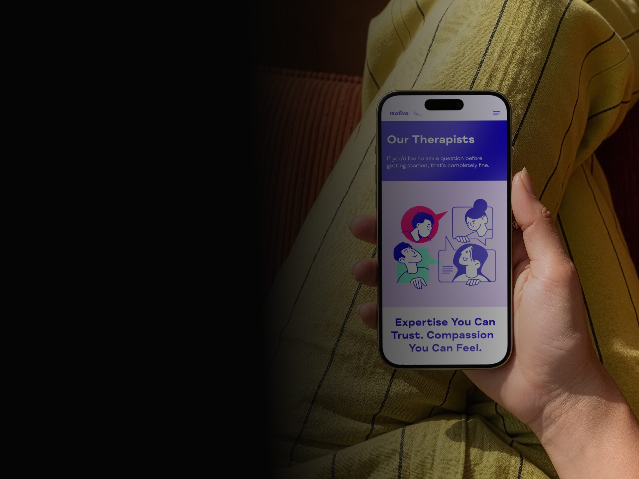 A therapist’s website with intelligent enquiry forms, designed by TH3
